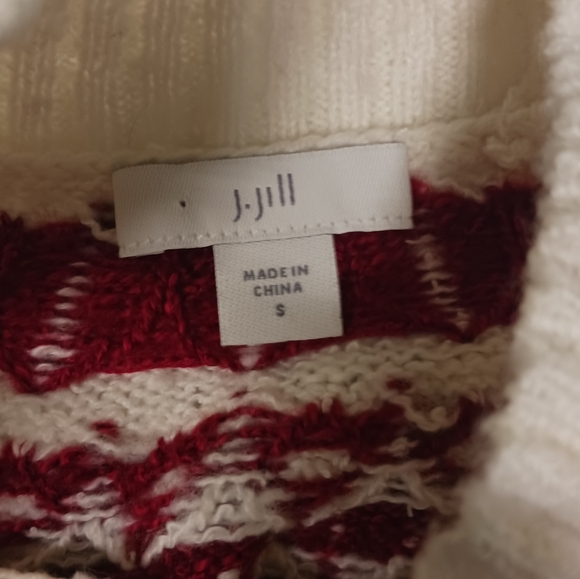J. JILL SNOW Ski Cabin sweater womens size small super soft! - Picture 10 of 10